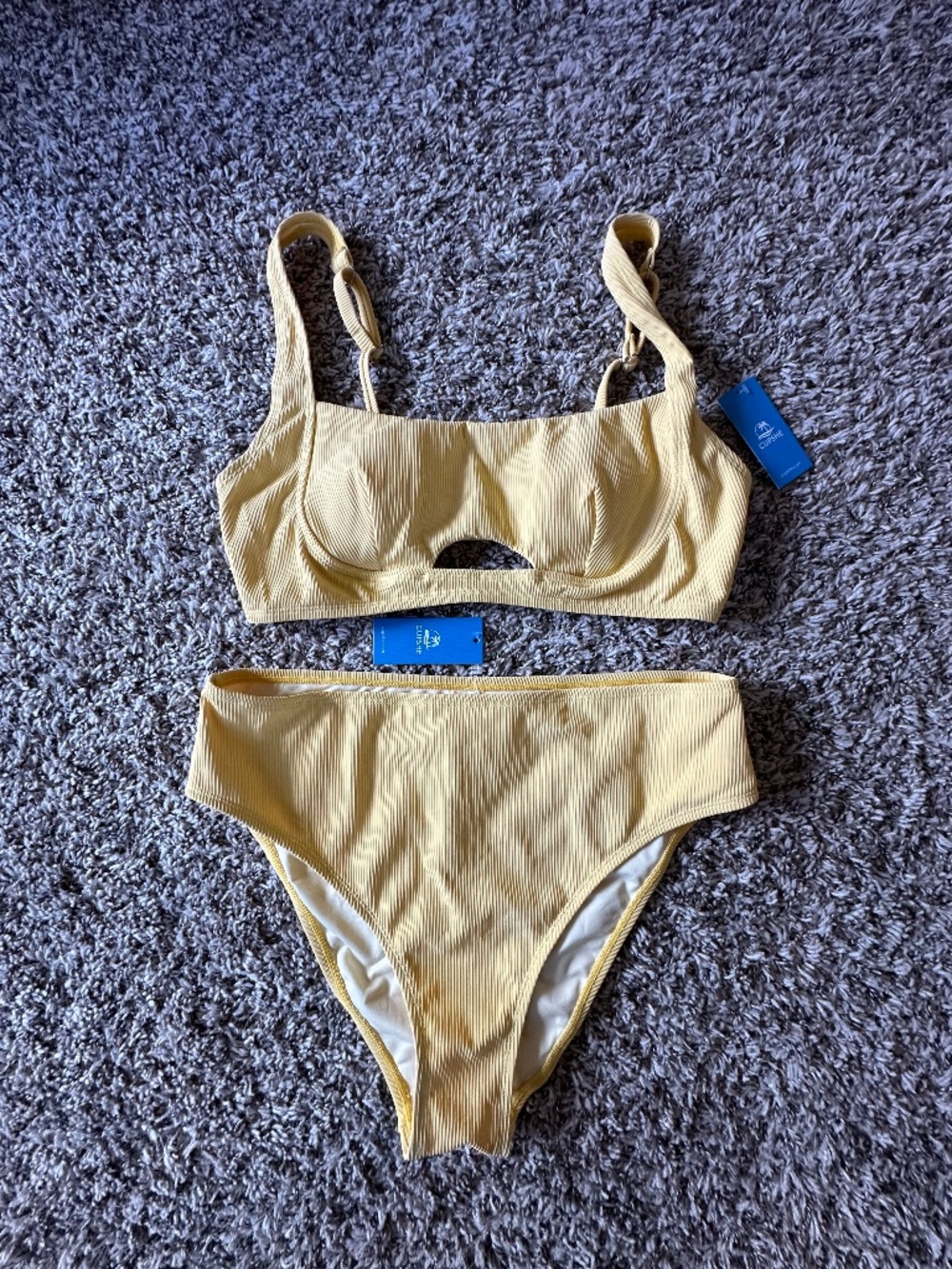 NEW Yellow Cups Swimsuit